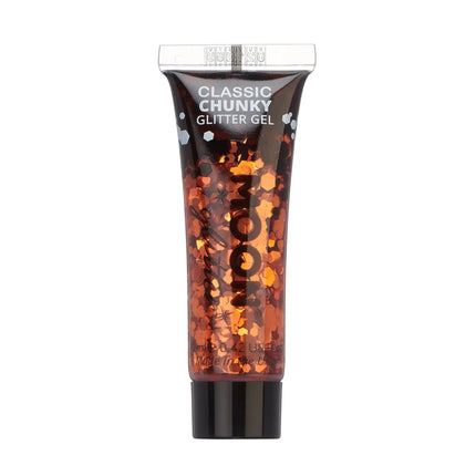 Moon Glitter Classic Chunky Glitter Gel Copper Bronze 12ml van Moon Creations koop je bij Partywinkel