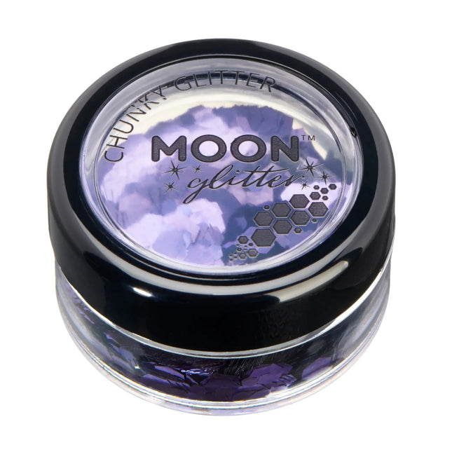 Moon Glitter Classic Chunky Glitter Lavender 3g van Moon Creations koop je bij Partywinkel