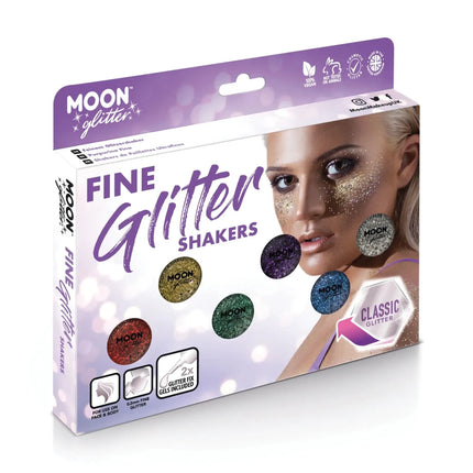 Moon Glitter Classic Fine Glitter Shakers Pink 5g van Moon Creations koop je bij Partywinkel