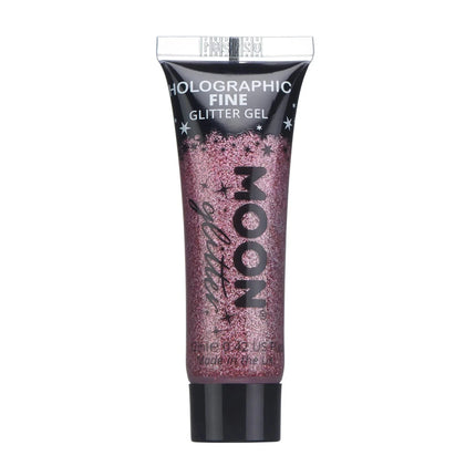 Moon Glitter Holographic Fine Glitter Gel Pink 12ml van Moon Creations koop je bij Partywinkel