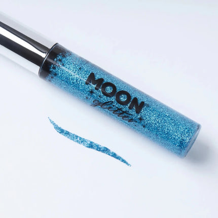 Moon Glitter Holographic Glitter Eye Liner Blue 10ml van Moon Creations koop je bij Partywinkel