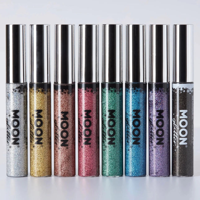 Moon Glitter Holographic Glitter Eye Liner Green 10ml van Moon Creations koop je bij Partywinkel