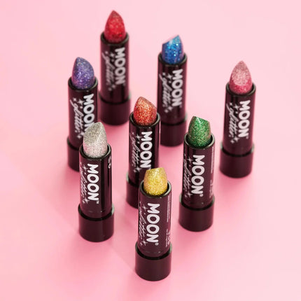 Moon Glitter Holographic Glitter Lipstick Purple 4.2g van Moon Creations koop je bij Partywinkel