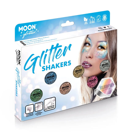 Moon Glitter Holographic Glitter Shakers Purple 5g van Moon Creations koop je bij Partywinkel