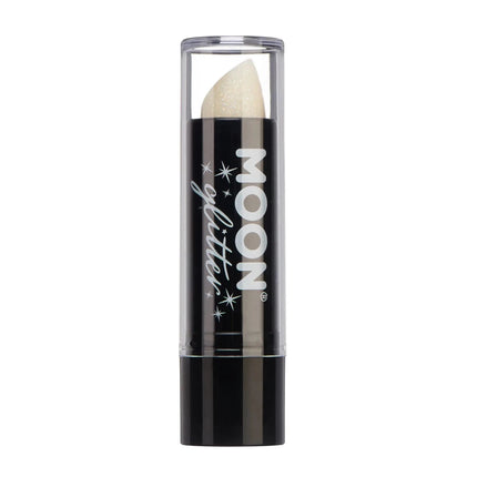 Moon Glitter Iridescent Glitter Lipstick White 4.2g van Moon Creations koop je bij Partywinkel