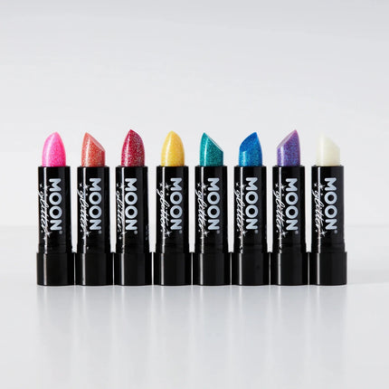 Moon Glitter Iridescent Glitter Lipstick Yellow 4.2g van Moon Creations koop je bij Partywinkel