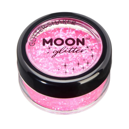 Moon Glitter Iridescent Glitter Shakers Pink 5g van Moon Creations koop je bij Partywinkel