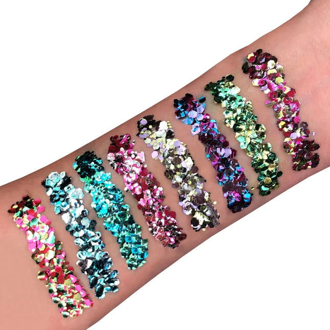 Moon Glitter Mystic Bio Chunky Glitter Glacier 3g van Moon Creations koop je bij Partywinkel