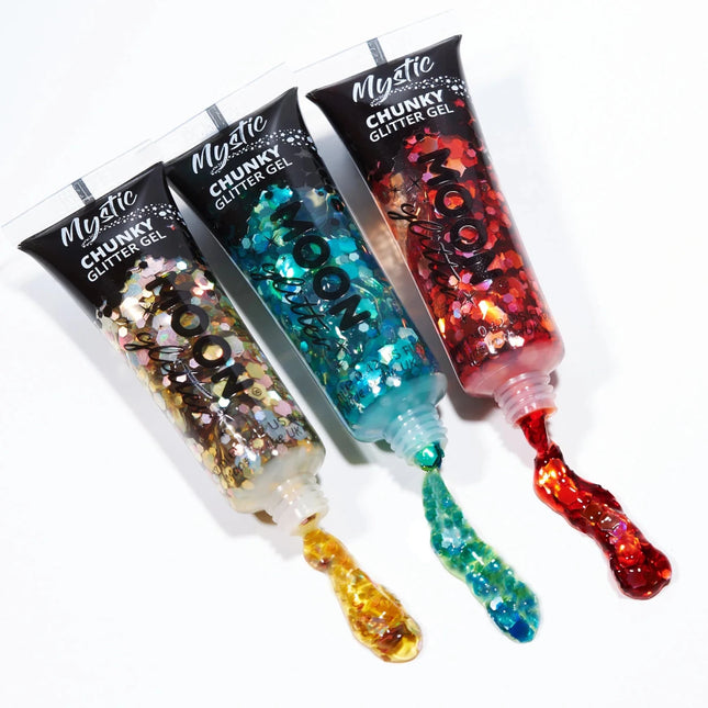 Moon Glitter Mystic Chunky Glitter Gel Atlantis 12ml van Moon Creations koop je bij Partywinkel