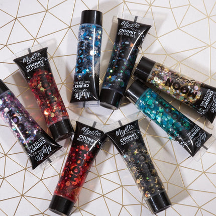 Moon Glitter Mystic Chunky Glitter Gel Luxe 12ml van Moon Creations koop je bij Partywinkel