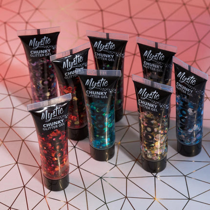 Moon Glitter Mystic Chunky Glitter Gel Valentines 12ml van Moon Creations koop je bij Partywinkel
