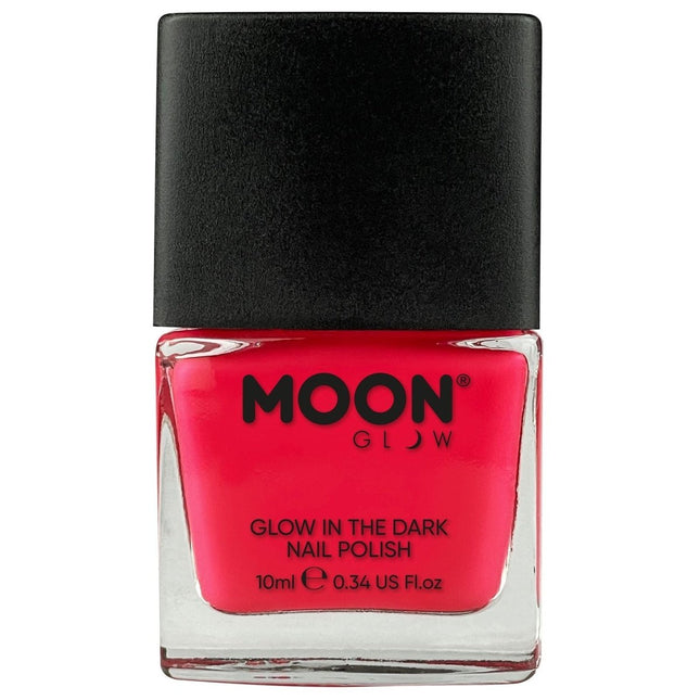 Moon Glow Glow in the Dark Nail Polish Pink 14ml van Moon Creations koop je bij Partywinkel