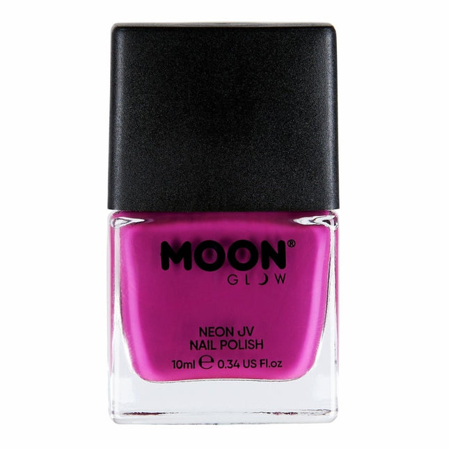 Moon Glow Intense Neon UV Nail Polish Intense Purple 14ml van Moon Creations koop je bij Partywinkel