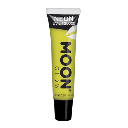 Moon Glow Neon UV Lipgloss Intense Yellow Banana 15ml van Moon Creations koop je bij Partywinkel