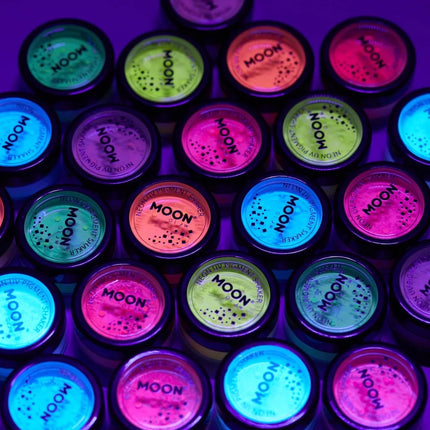 Moon Glow Neon UV Pigment Shakers Intense Orange 5g van Moon Creations koop je bij Partywinkel