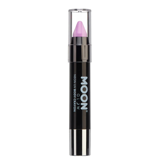 Moon Glow Pastel Neon UV Body Crayons Pastel Lilac 3.2g van Moon Creations koop je bij Partywinkel