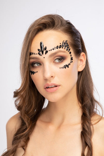 Moon Terror Halloween Face Jewels Feisty Feline van Moon Creations koop je bij Partywinkel