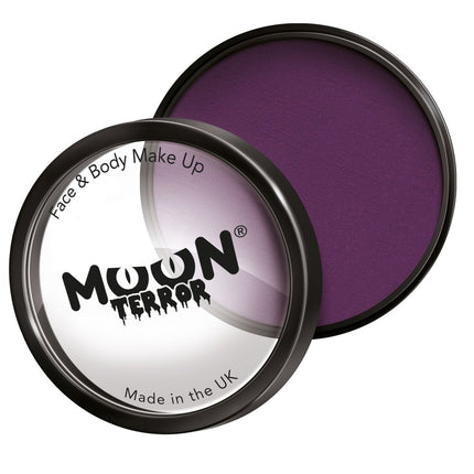 Moon Terror Halloween Pro Face Paint Poison Purple 36g van Moon Creations koop je bij Partywinkel