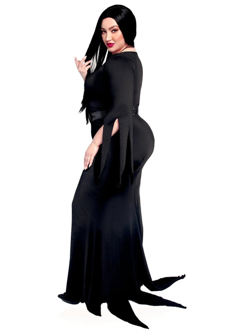 Morticia Jurk Zwart Dames Immortal Beauty Leg Avenue van Leg Avenue koop je bij Partywinkel