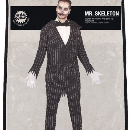 MR Skeleton Halloween Kostuum Heren van Fiestas Guirca koop je bij Partywinkel