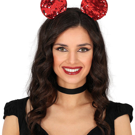 Muis Haarband Rood van Fiestas Guirca koop je bij Partywinkel