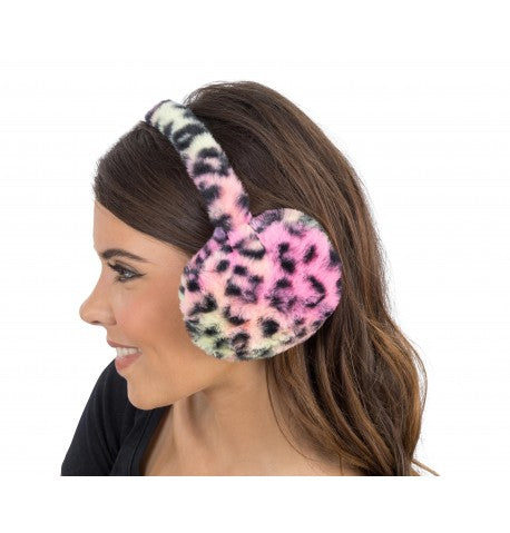 Luipaard Oorwarmers gekleurd