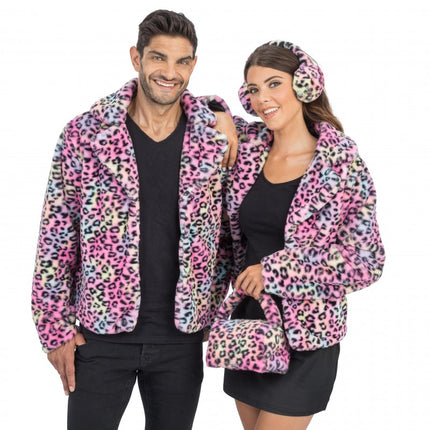 Luipaard Oorwarmers gekleurd