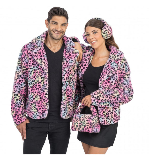 Luipaard Oorwarmers gekleurd