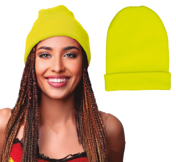 Muts Neon geel van Fiestas Guirca koop je bij Partywinkel