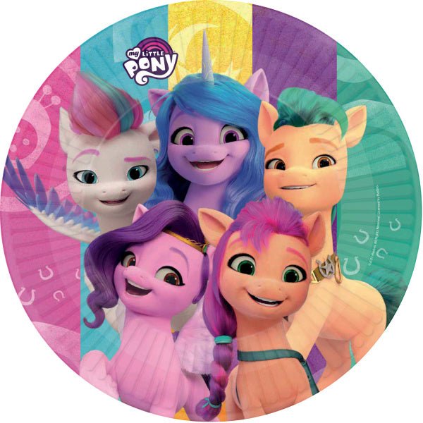 My Little Pony Borden Rond 23cm 8st van Riethmueller koop je bij Partywinkel