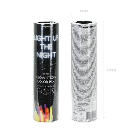 Neon 80S Accessoireset 20cm 100st van Partydeco koop je bij Partywinkel