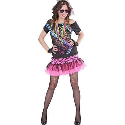 Neon 80S Jurk Dames van Widmann koop je bij Partywinkel