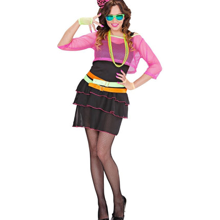 Neon 80S Kostuum Dames 4 delig van Widmann koop je bij Partywinkel