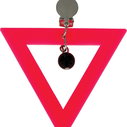 Neon 80S Oorbellen Groen Roze van Fiestas Guirca koop je bij Partywinkel