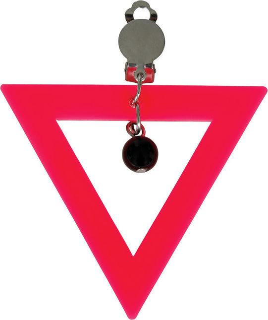 Neon 80S Oorbellen Groen Roze van Fiestas Guirca koop je bij Partywinkel