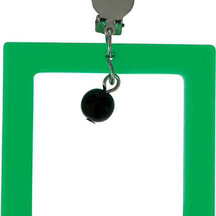 Neon 80S Oorbellen Groen Roze van Fiestas Guirca koop je bij Partywinkel