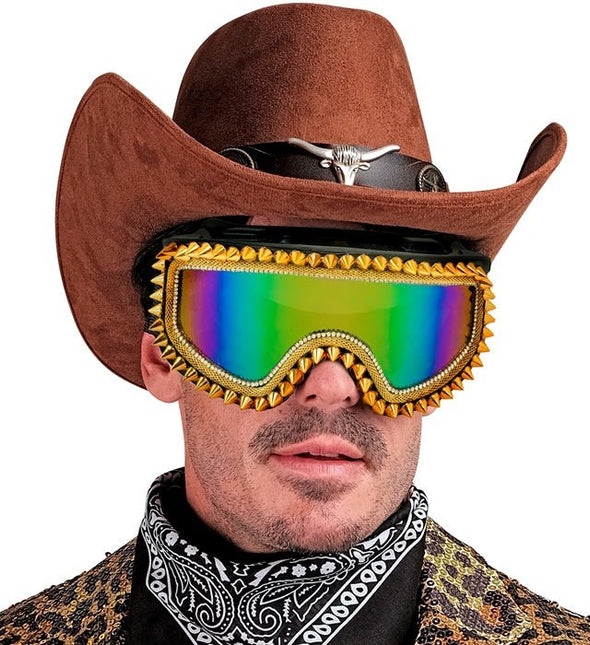 Neon 80S Skibril Holografisch van Widmann koop je bij Partywinkel