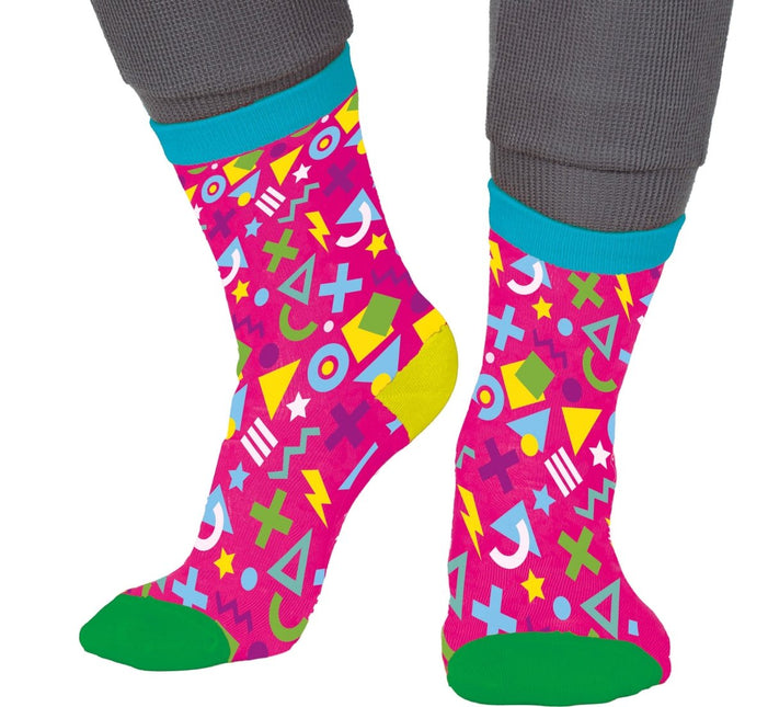 Neon 80S Sokken Roze van Fiestas Guirca koop je bij Partywinkel