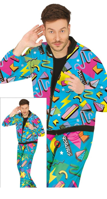 Neon 80S Trainingspak Fout Heren van Fiestas Guirca koop je bij Partywinkel