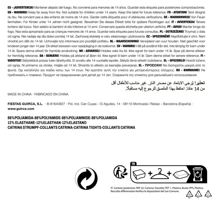 Neon Gele Panty van Fiestas Guirca koop je bij Partywinkel