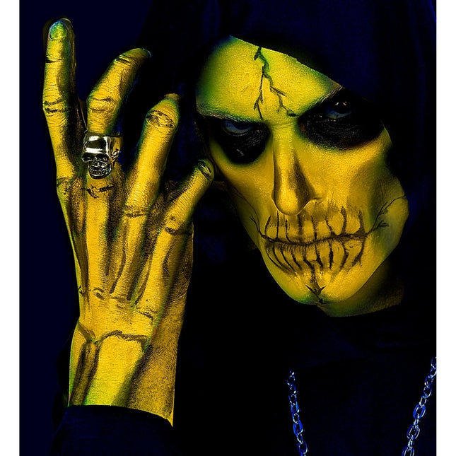 Neon Gele Schmink Glow In The Dark 30ml van Widmann koop je bij Partywinkel