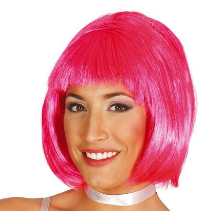 Neon Roze Bob Pony van Fiestas Guirca koop je bij Partywinkel