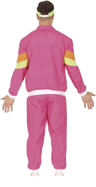 Neon Roze Trainingspak Fout Heren van Fiestas Guirca koop je bij Partywinkel