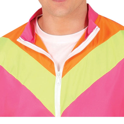 Neon Roze Trainingspak Fout Heren van Fiestas Guirca koop je bij Partywinkel