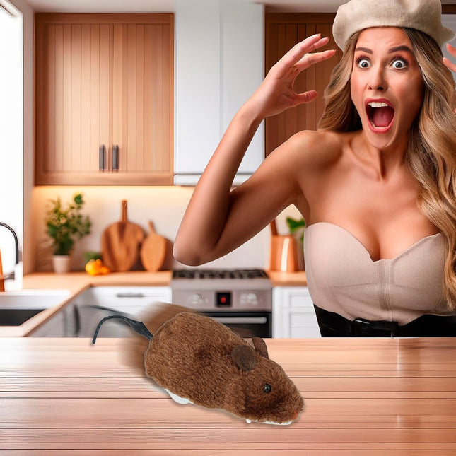 Nep Rat Opwindbaar 16 cm van Fiestas Guirca koop je bij Partywinkel