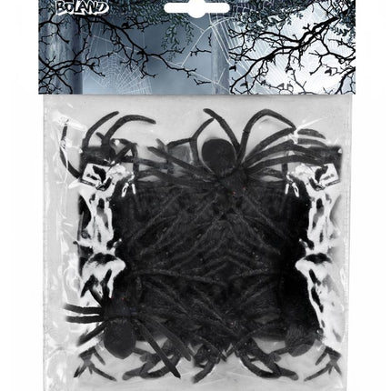 Nep Spinnen 4cm 12st van Boland koop je bij Partywinkel