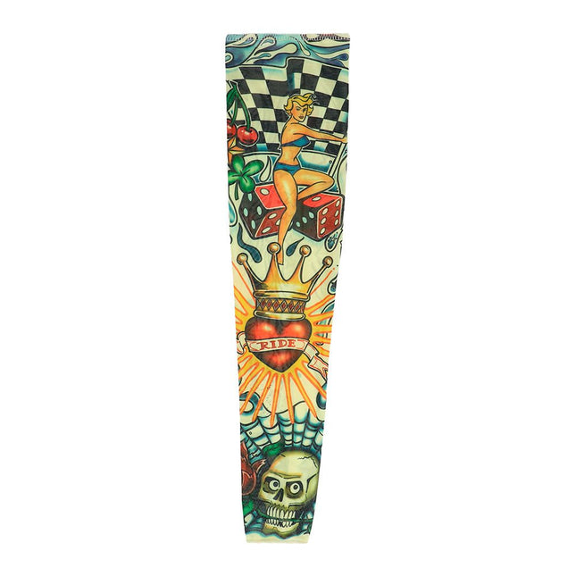 Nep Tattoo Mouw Doodshoofd van Boland koop je bij Partywinkel