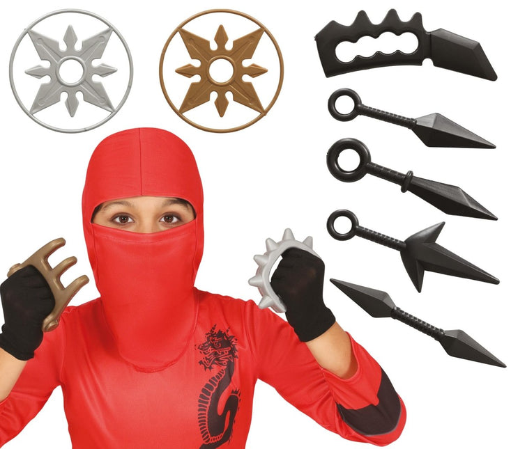Ninja Accessoireset 10 delig van Fiestas Guirca koop je bij Partywinkel