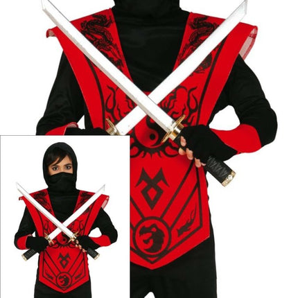 Ninja Pak Kind Rood van Fiestas Guirca koop je bij Partywinkel