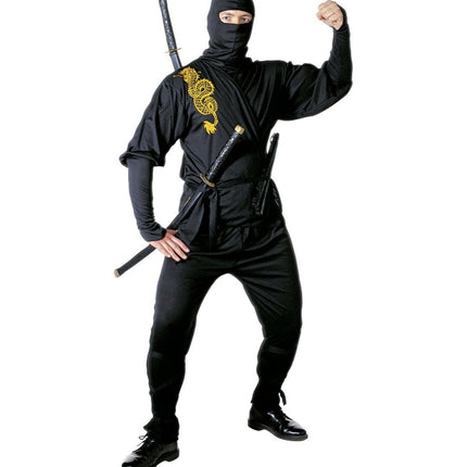 Ninja Pak Zwart Heren van Widmann koop je bij Partywinkel